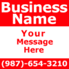 Customize Your Own Advertising Banners - Red Business Template - Custom Graphix