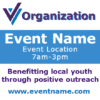 Customize Your Own Non-Profit Banners - Event Template - Custom Graphix