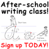 Customize Your Own School Banners - Writing Class Template - Custom Graphix