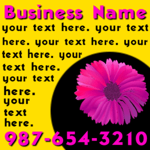 Customize Your Own Advertising Banners - Business Template - Custom Graphix