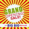 Grand Opening Banner - Big Discount - Custom Graphix